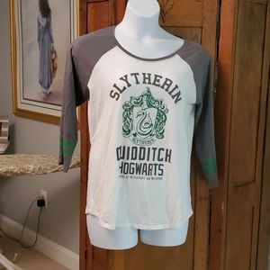 Harry Potter Slytherin Baseball T-shirt XL